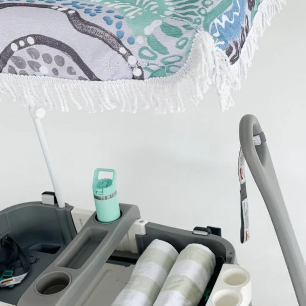 
                      
                        Burleigh Wagon™ Kids Stroller Wagon Bundle with Built-In Cooler & Custom Umbrella Options
                      
                    