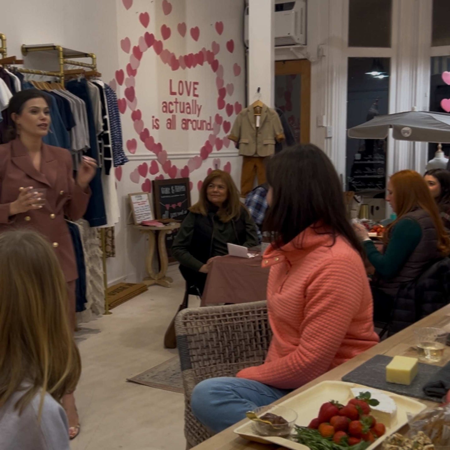 Women attending a WIB Growth Session at Grace & Haven in Essex CT learning business skills and building community together