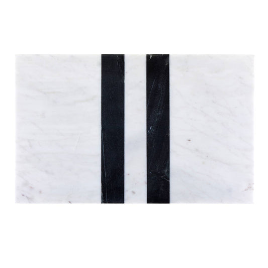 Stripe Marble Platter - Grace & Haven