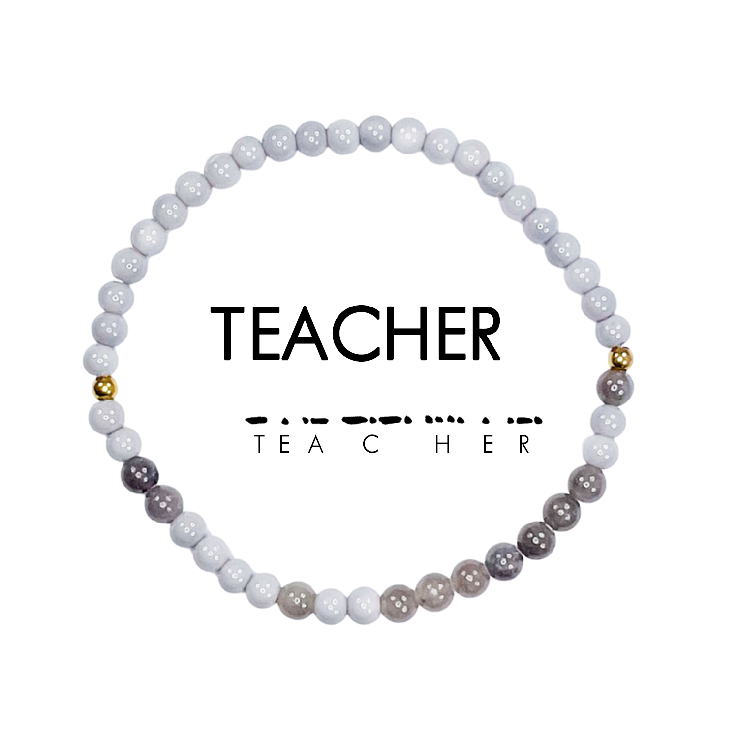 Morse Code Bracelet - Teacher - Grace & Haven