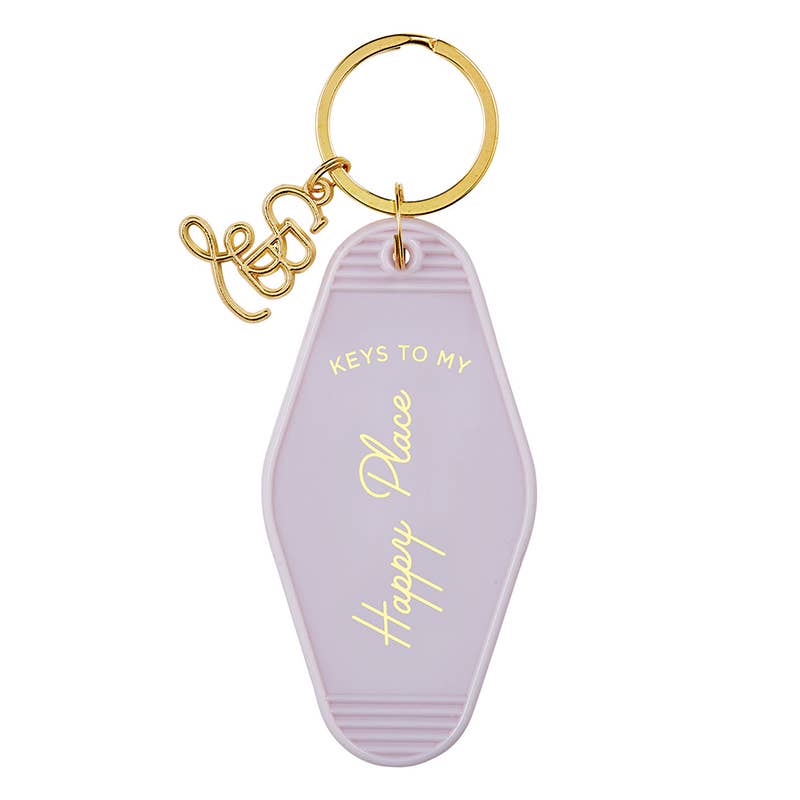 Vintage Motel Key Tag - Happy - Grace & Haven