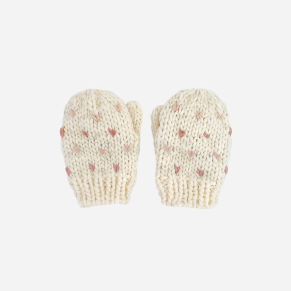 Sawyer Mittens, Rose | Baby & Kids Gloves | Valentine's Day: M; 2-5y - Grace & Haven