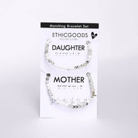 Morse Code Matching Bracelet Set - Mother & Daughter - Grace & Haven