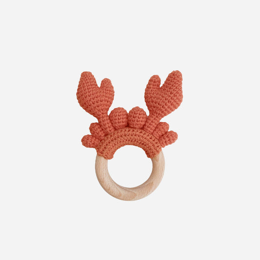 Cotton Teether Crab | Baby Gift - Grace & Haven