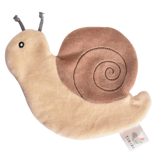 Snail Organic Fabric with Crinkle - Grace & Haven